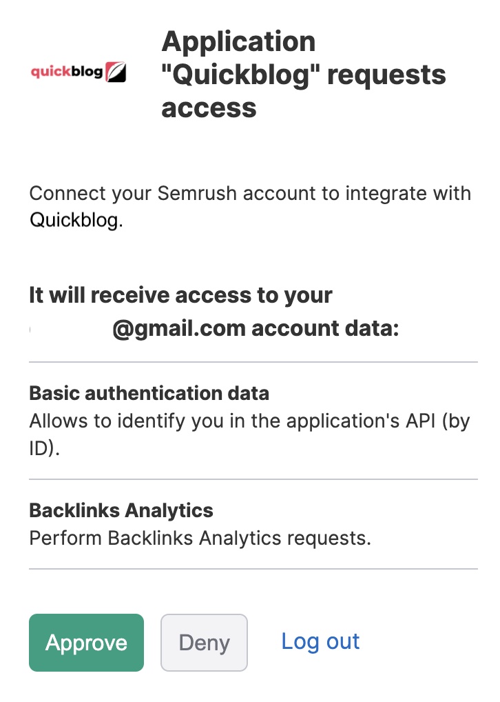 Quickblog | Semrush Login Window Quickblog | Semrush Login Window